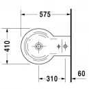 Подвесное биде Duravit Starck 1 0274150000