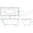 Ванна чугунная Delice Fusion DLR230647 170x70 см, белый