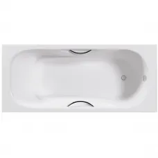 Ванна чугунная Delice Malibu DLR230609R 170x75 см, с отверстиями под ручки, белый
