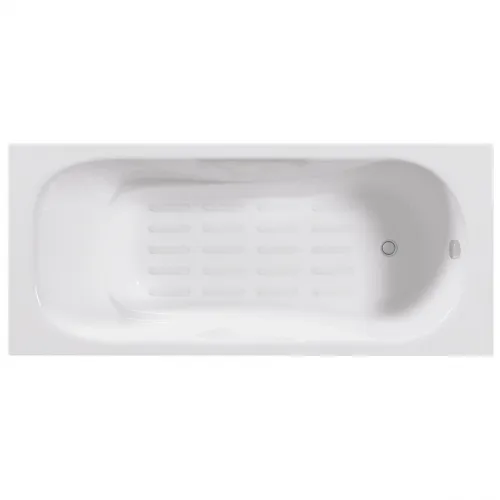 Ванна чугунная Delice Malibu DLR230610-AS 180x80 см, с антискользящим покрытием, белый
