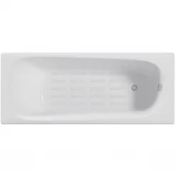 Ванна чугунная Delice Continental DLR230612-AS 150x70 см, с антискользящим покрытием, белый