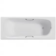 Ванна чугунная Delice Continental DLR230612R 150x70 см, с отверстиями под ручки, белый