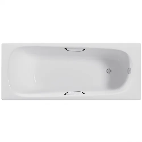 Ванна чугунная Delice Continental DLR230612R 150x70 см, с отверстиями под ручки, белый