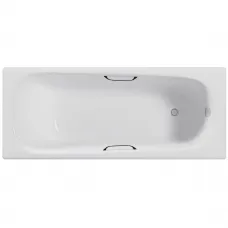 Ванна чугунная Delice Continental DLR230613R 170x70 см, с отверстиями под ручки, белый