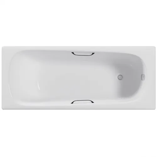 Ванна чугунная Delice Continental DLR230613R 170x70 см, с отверстиями под ручки, белый