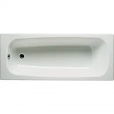 Ванна чугунная Roca Continental 21291100R 170x70 см, с антискользящим покрытием, белый