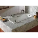 Ванна чугунная Roca Malibu SET/2315G000R/526803010/150412330 150x75 см, с ручками, антискользящим покрытием, белый