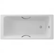Ванна чугунная Delice Parallel DLR220506R 180x80 см, с ручками, белый