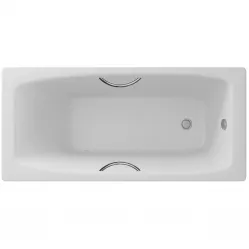 Ванна чугунная Delice Repos DLR220508R 170x70 см с ручками, белый