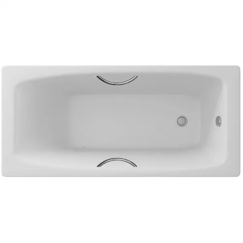 Ванна чугунная Delice Repos DLR220508R 170x70 см с ручками, белый