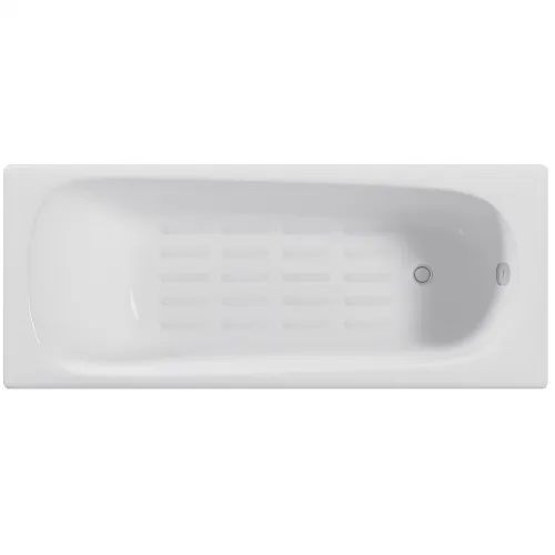 Ванна чугунная Delice Continental DLR230619-AS 140x70 см, с антискользящим покрытием, белый