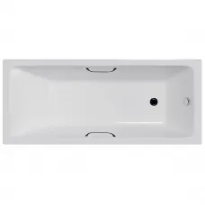 Ванна чугунная Delice Level DLR230618R 140x70 см, с отверстиями под ручки, белый