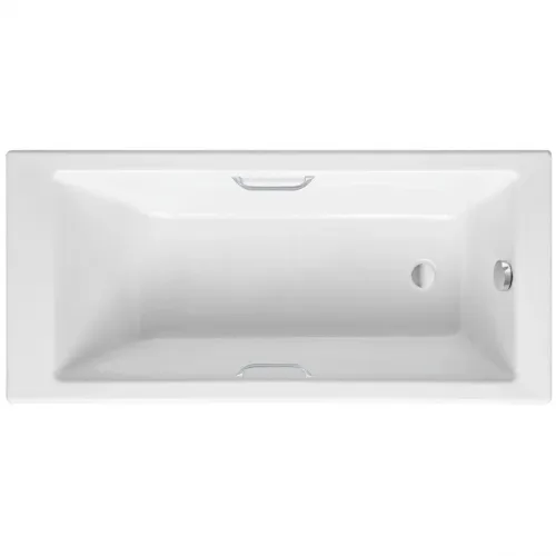 Ванна чугунная Delice Eclat DLR230621R 170x70 см, с отверстиями под ручки, белый
