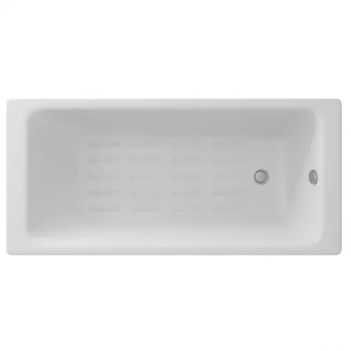 Ванна чугунная Delice Parallel DLR220504-AS 160x70 см, с антискользящим покрытием, белый
