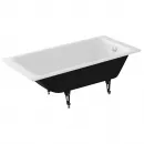 Ванна чугунная Delice Parallel DLR220505-AS 170x70 см, с антискользящим покрытием, белый