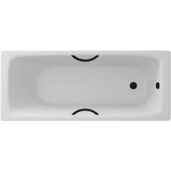 Ванна чугунная Delice Biove DLR220509RB 170x75 см, с ручками, белый