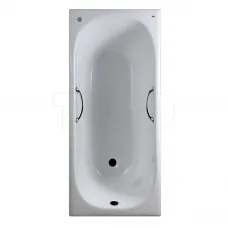 Ванна чугунная Timo Standard 3V Н0000384 150x70 см, с ручками, антискользящим покрытием, белый