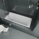 Ванна чугунная Delice Biove DLR220509R-AS 170x75 см, с ручками, антискользящим покрытием, белый