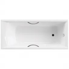 Ванна чугунная Delice Prestige DLR230601R 180x75 см, с отверстиями под ручки, белый