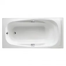 Ванна чугунная Jacob Delafon Super Repos E2902-00 180x90 см, с отверстиями под ручки, антискользящим покрытием, белый