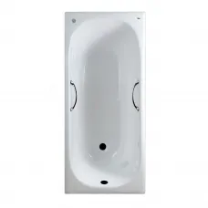 Ванна чугунная Timo Standard 3V И0000010 170x75 см, с ручками, антискользящим покрытием, белый