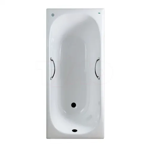 Ванна чугунная Timo Standard 3V И0000010 170x75 см, с ручками, антискользящим покрытием, белый