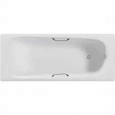 Ванна чугунная Delice Continental DLR230644R 165x70 см, с отверстиями под ручки, белый