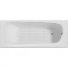 Ванна чугунная Delice Continental DLR230641-AS 130x70 см, с антискользящим покрытием, белый