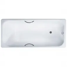 Ванна чугунная Delice Aurora DLR230605R 170x70 см, с отверстиями под ручки, белый