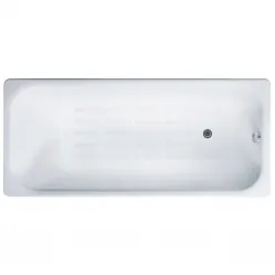 Ванна чугунная Delice Aurora DLR230606-AS 170x75 см, с антискользящим покрытием, белый
