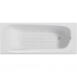 Ванна чугунная Delice Continental DLR230627-AS 180x80 см, с антискользящим покрытием, белый