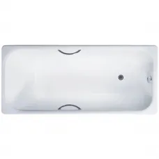 Ванна чугунная Delice Aurora DLR230606R 170x75 см, с отверстиями под ручки, белый