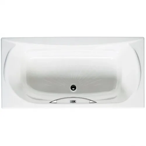 Ванна чугунная Roca Akira 2325G000R 170x85 см, с отверстиями под ручки, антискользящим покрытием, белый