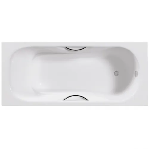 Ванна чугунная Delice Malibu DLR230607R 150x75 см, с отверстиями под ручки, белый