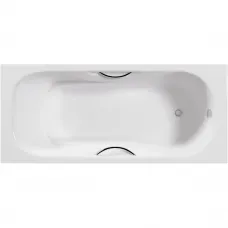 Ванна чугунная Delice Malibu DLR230628R 140x75 см, с отверстиями под ручки, белый