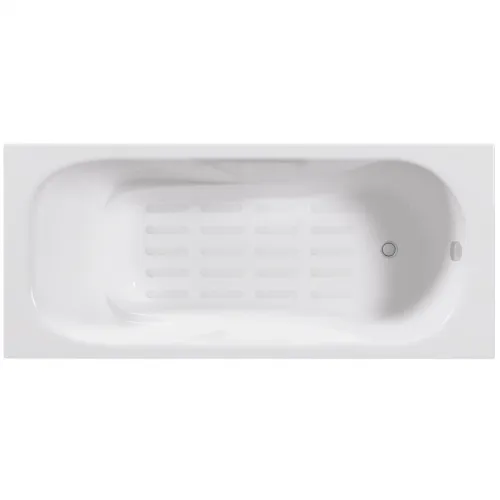 Ванна чугунная Delice Malibu DLR230608-AS 170x70 см, с антискользящим покрытием, белый
