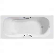 Ванна чугунная Delice Malibu DLR230608R 170x70 см, с отверстиями под ручки, белый