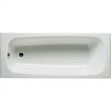 Ванна чугунная Roca Continental 212914001 140x70 см, с антискользящим покрытием, белый