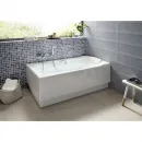 Ванна чугунная Roca Ming 2302G000R 170x85 см, с отверстиями под ручки, антискользящим покрытием, белый