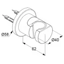 Держатель для душа Kludi Nova Fonte Puristic 2055239-15