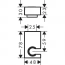 Держатель для душа Hansgrohe Porter E 28387700