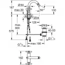 Смеситель для биде с донным клапаном Grohe Atrio New 24027DA3