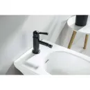 Смеситель для биде Aquatek Классик AQ1518MB без донного клапана, черный матовый