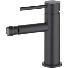 Смеситель для биде Aquatek Европа AQ1318MB без донного клапана, черный матовый