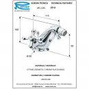 Смеситель для биде с донным клапаном Remer Liberty 23LICE
