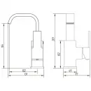 Смеситель для биде Migliore Kvant ML.KVT-2724.CR
