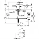 Смеситель для биде с донным клапаном Grohe Eurostyle Cosmopolitan 33565002