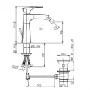 Смеситель для биде с донным клапаном Paini Lady 89PW306