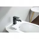 Смеситель для биде Aquatek Либра AQ1618MB без донного клапана, черный матовый
