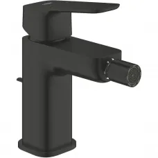 Смеситель для биде Grohe Cubeo 1018102430 с донным клапаном, черный матовый